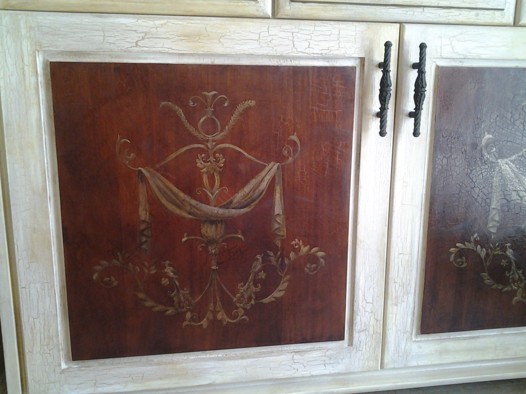 Antique cabinet doors