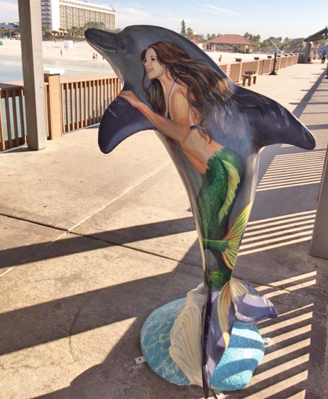 A Dolphin for Pier 60 on Clearwater Beach