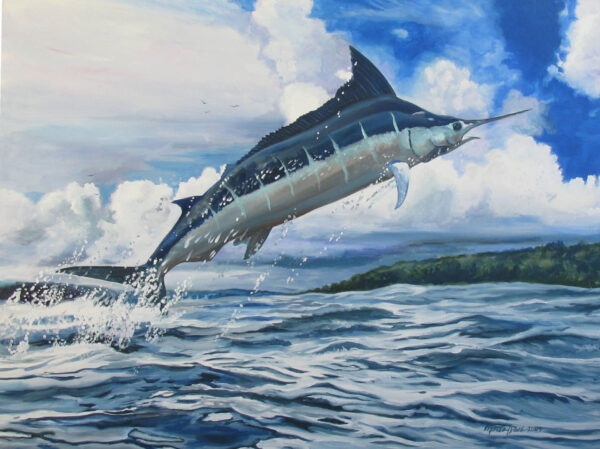 Blue Marlin Wall Art