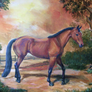 Bay Quarter Horse Prints