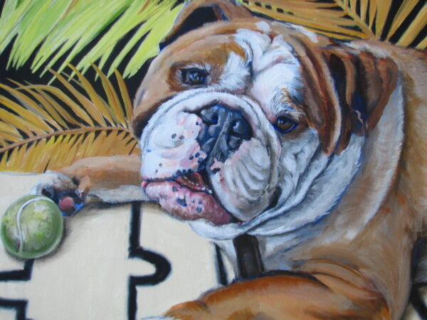 Bulldog Fine Art Prints, Dog art, dog portrait, canine art, , dog lover