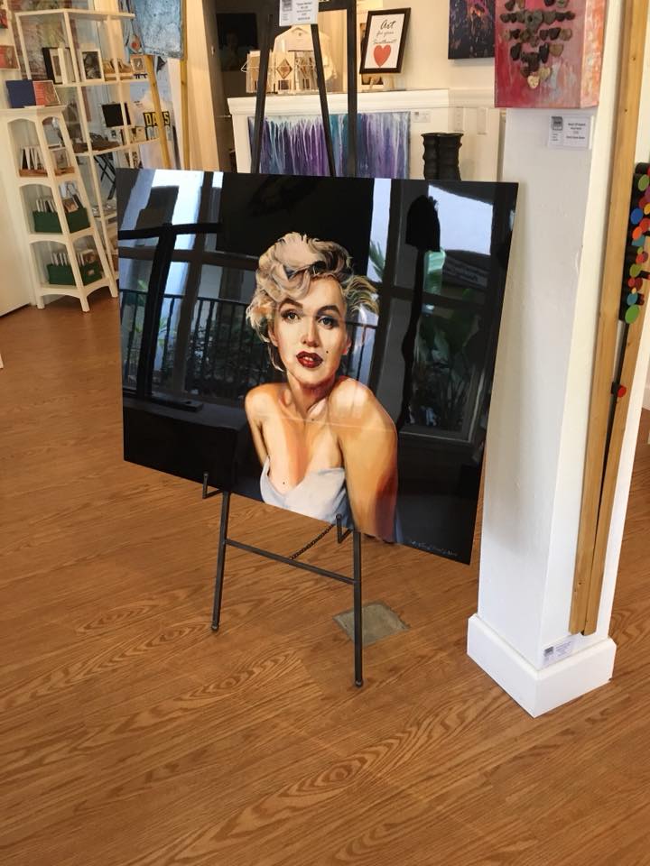 Looking for Weatherproof Art? Marilyn Monroe on Metal by Martha Dodd