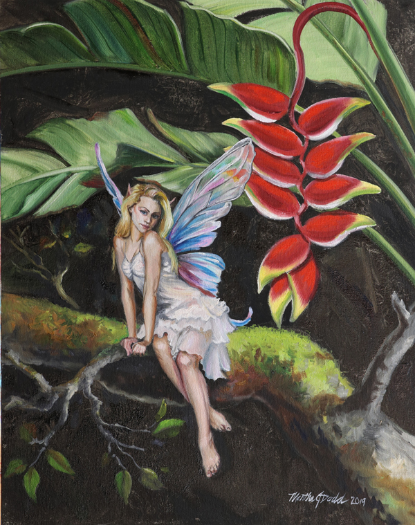 fairy of the tropics painting