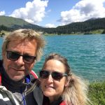 Marc and Martha on the lake of Davos