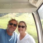 Marc and Martha on the gondola