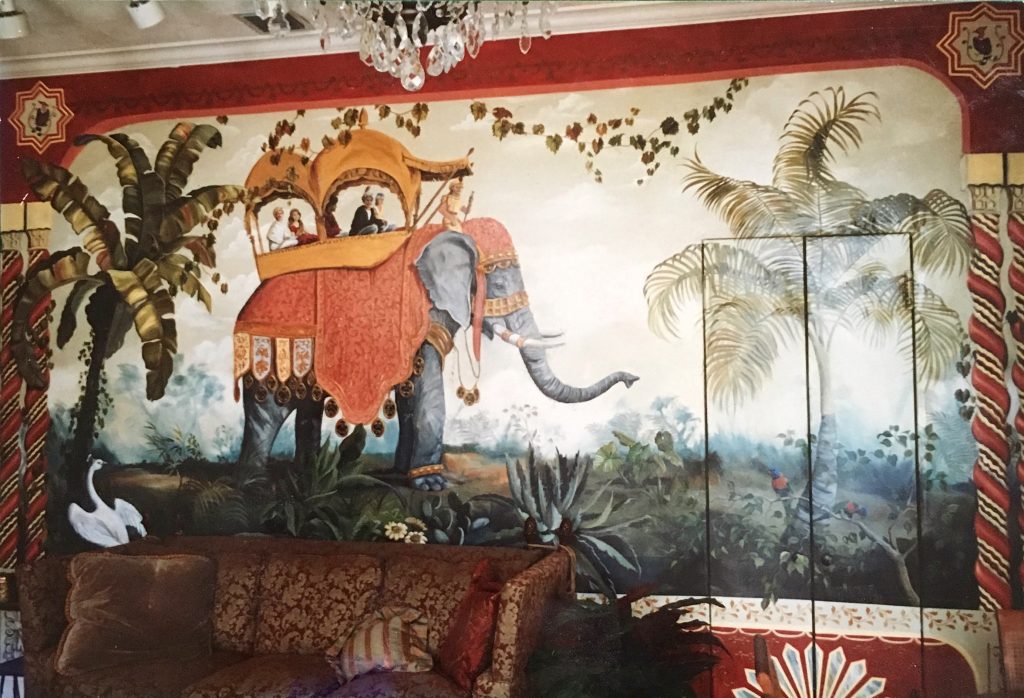 elephant mural