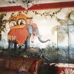 elephant mural