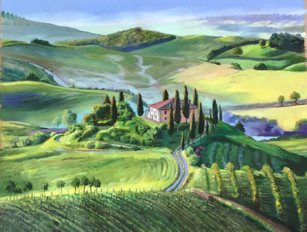 Tuscan Beauty oil painting