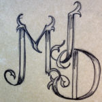 A rendering created by Martha showing her new signature logo.